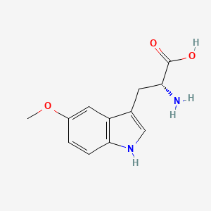Chemical structure of (R)-2-Amino-3-(5-methoxy-1H-indol-3-yl)propanoic acid