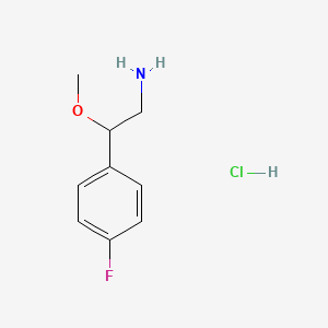 Chemical structure of (R)-2-Amino-3-(4-fluorophenyl)propan-1-ol hydrochloride