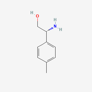 Chemical structure of (R)-2-Amino-2-(p-tolyl)ethanol