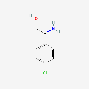 Chemical structure of (R)-2-Amino-2-(4-chlorophenyl)ethanol