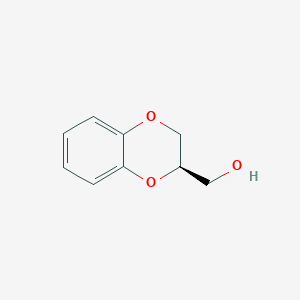 Chemical structure of (R)-2-(Hydroxymethyl)-1,4-benzodioxane