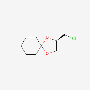 Chemical structure of (R)-2-(Chloromethyl)-1,4-dioxaspiro[4.5]decane
