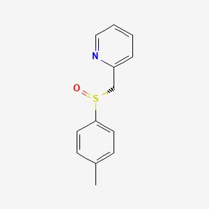 Chemical structure of (R)-2-((p-Tolylsulfinyl)methyl)pyridine