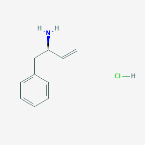 Chemical structure of (R)-1-Benzylallylamine hydrochloride