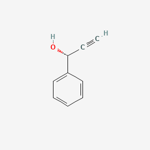 Chemical structure of (R)-1-Phenyl-2-propyn-1-ol