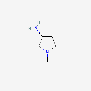 Chemical structure of (R)-1-Methylpyrrolidin-3-amine