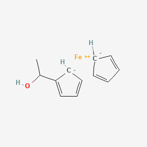 Chemical structure of (R)-1-Ferrocenylethanol