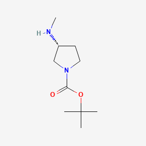 Chemical structure of (R)-1-Boc-3-(methylamino)pyrrolidine