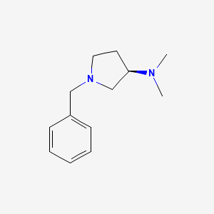 Chemical structure of (R)-1-Benzyl-N,N-dimethylpyrrolidin-3-amine