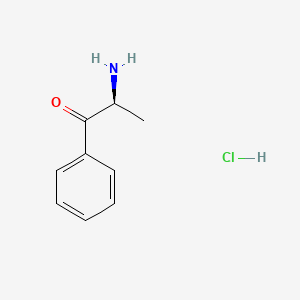 Chemical structure of (R)-1-Amino-indan-4-ol hydrochloride