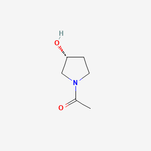 Chemical structure of (R)-1-Acetyl-3-pyrrolidinol