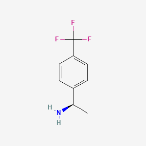 Chemical structure of (R)-1-[4-(Trifluoromethyl)phenyl]ethylamine