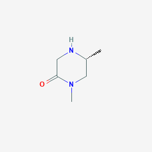 Chemical structure of (R)-1,5-Dimethylpiperazin-2-one