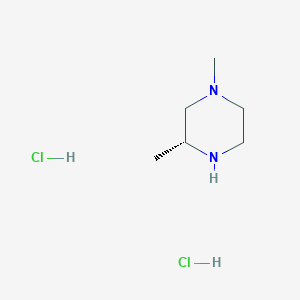 Chemical structure of 1,3-Dimethylpiperazine dihydrochloride