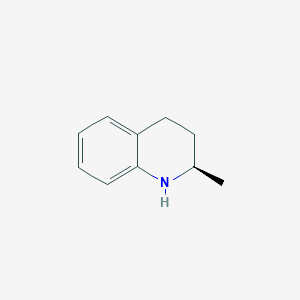 Chemical structure of (R)-1,2,3,4-Tetrahydro-2-methylquinoline