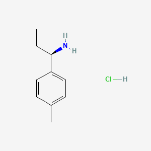 Chemical structure of (R)-1-(p-Tolyl)propan-1-amine