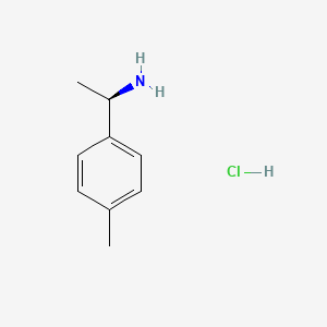 Chemical structure of (R)-1-(p-Tolyl)ethanamine hydrochloride