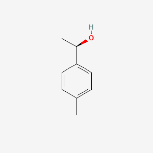 Chemical structure of 1-p-Tolylethanol, (+)-