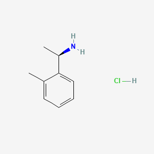 Chemical structure of (R)-1-(o-Tolyl)ethanamine hydrochloride
