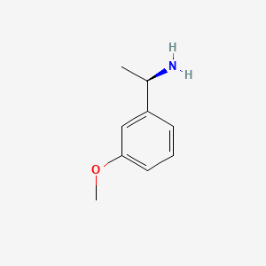 Chemical structure of (R)-1-(3-Methoxyphenyl)ethanamine