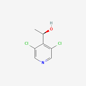 Chemical structure of (R)-1-(3,5-Dichloropyridin-4-yl)ethanol
