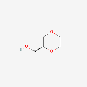 Chemical structure of (R)-(1,4-Dioxan-2-yl)methanol