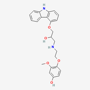 Chemical structure of (R)-5-Hydroxycarvedilol