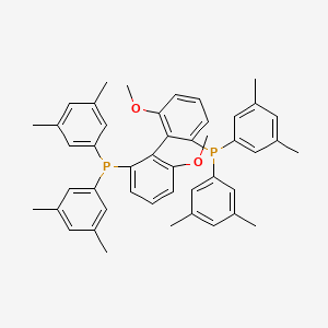 Chemical structure of (R)-(+)-2,2'-Bis[di(3,5-xylyl)phosphino]-6,6'-dimethoxy-1,1'-biphenyl