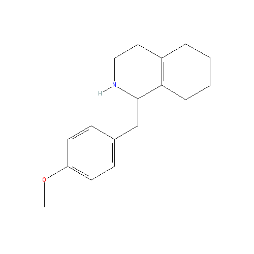 Chemical structure of (R)-(+)-1-(4-Methoxybenzyl)-1,2,3,4,5,6,7,8-octahydroisoquinoline