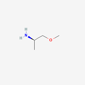 Chemical structure of (+)-2-Amino-1-methoxypropane