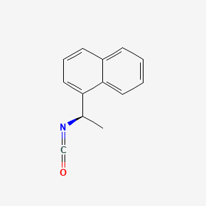 Chemical structure of (R)-(-)-1-(1-Naphthyl)ethyl Isocyanate