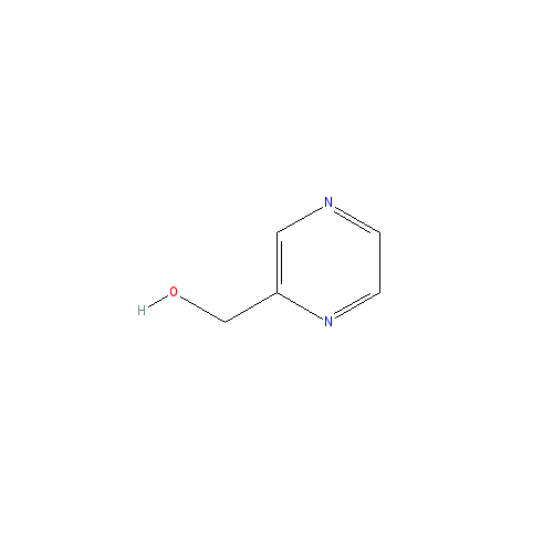 Chemical structure of Pyrazinemethanol