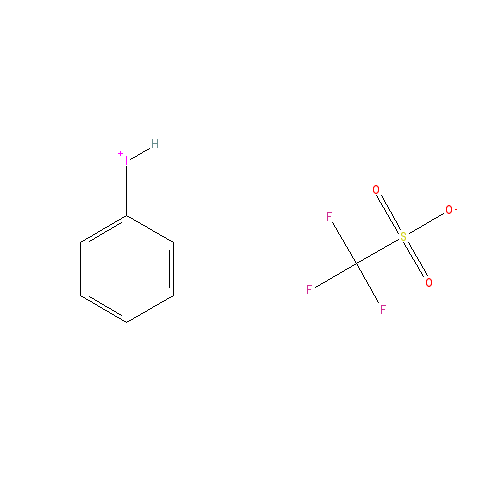 Chemical structure of (Perfluoro-n-octyl)phenyliodonium Trifluoromethanesulfonate