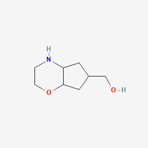 Chemical structure of (Octahydrocyclopenta[b][1,4]oxazin-6-yl)methanol