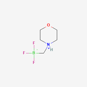 Chemical structure of (Morpholinium-4-ylmethyl)trifluoroborateinternal salt
