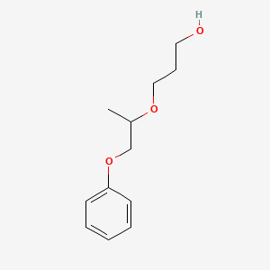 Chemical structure of (methyl-2-phenoxyethoxy)propanol
