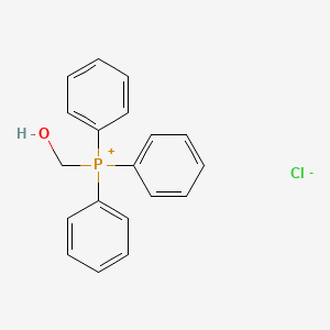 Chemical structure of (Hydroxymethyl)triphenylphosphonium chloride