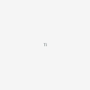 Chemical structure of (eta7-Cycloheptatrienyl)(eta5-cyclopentadienyl)titanium(II)