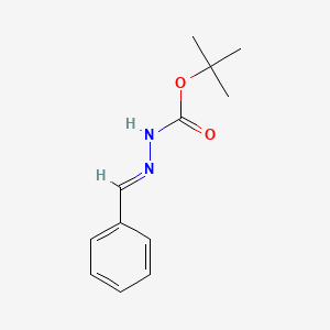 Chemical structure of Benzaldehyde (tert-butoxycarbonyl)hydrazone