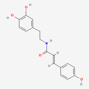 Chemical structure of N-Coumaroyldopamine