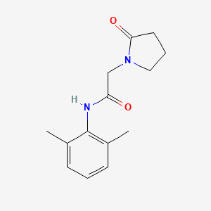 Chemical structure of (E)-N-(3-(3-(Dimethylamino)acryloyl)phenyl)-N-methylacetamide