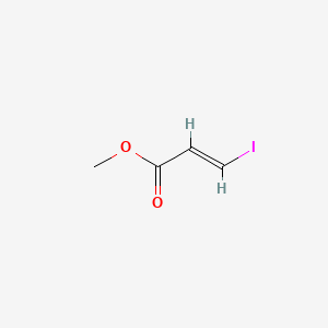 Chemical structure of (E)-Methyl 3-iodoacrylate