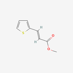 Chemical structure of Methyl 3-(2-thienyl)acrylate