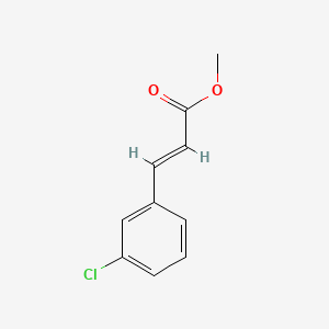 Chemical structure of (E)-Methyl 3-(3-Chlorophenyl)Acrylate