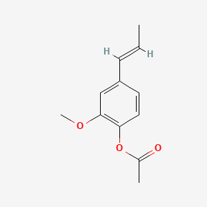 Chemical structure of Isoeugenyl acetate