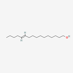 Chemical structure of (E)-11-Hexadecen-1-ol