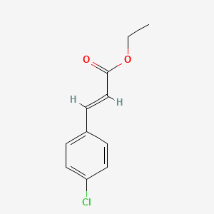 Chemical structure of (E)-Ethyl 3-(4-chlorophenyl)acrylate