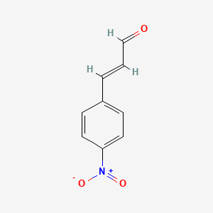 Chemical structure of 4-Nitrocinnamaldehyde