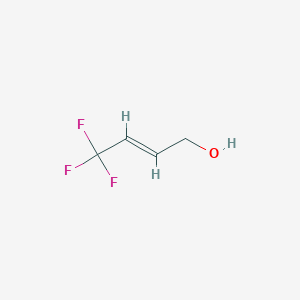 Chemical structure of 4,4,4-Trifluorobut-2-en-1-ol