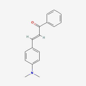 Chemical structure of 4-Dimethylaminochalcone